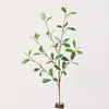 [Nuevo] Arte Floral Qi Hao 5 Ramas 15 Mallas Árbol Banyan de Rama Única Simulación Hoja Transfronterizo Decoración del Hogar Arreglo Floral Planta Verde Simulación