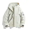 Chaqueta de Senderismo 3 en 1 a Prueba de Viento e Impermeable Nueva 2026 para Hombre, Chaqueta de Viaje al Aire Libre para Ciclismo para Hombres y Mujeres