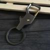 Llavero de metal de alta gama para coche de hombre, colgante creativo personalizado, regalo, hebilla de cintura, letras, logotipo láser