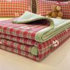Tipo de Algodón Puro Manta de Cama Forrada de Felpa de Algodón para Maternidad e Infancia Doble Cara Usable Acolchado de Algodón Dibujos Animados Acolchado Tatami Antideslizante Cama Sábanas de Cama