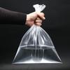 Bolsa de embalaje de plástico transparente PE de bolsillo plano al por mayor grande gruesa de alta presión boca plana a prueba de polvo bolsa de película interior a prueba de polvo y humedad