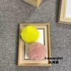Bolas de pelo de conejo rex de imitación, venta al por mayor, especiales, para hacer tú mismo, pompones, accesorios de joyería, llaveros, accesorios para zapatos y sombreros.