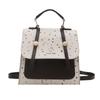 Bolsa Feminina 2024 Inverno Fashionável Nova para o Trabalho Nicho Estilo College Simples Retrô Versátil Moda Casual Mochila