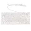 Teclado Mini USB con Cable TT-A01 para Computadora de Escritorio Silencioso Ultradelgado Gaming Oficina 78 Teclas Tradicional