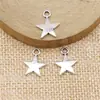 15x 12mm 0,6g multicolor Comércio exterior acessórios de liga Sol Lua estrela estrela de cinco pontas pingente