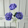 Combinação de rosa roxo escuro e hortênsia flores artificiais para decoração de casamento, arranjo floral e materiais DIY