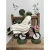 Artesanías de Ciclismo de Fantasmas de Halloween Transfronterizas Adornos Lujo Ligero Atmósfera Festiva de Gama Alta Adornos de Resina