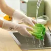 Guantes de Plástico de Goma Impermeables con Patrón Imprimible para Lavar Platos, Limpieza del Hogar, para Mujer