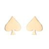 Amazon Moda Pendientes Nuevos Pendientes de Corazón Ins Triángulo Redondo Cuadrado Geométricos Simples Pendientes de Una Semana