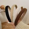 Nueva Diadema Maillard Otoño e Invierno para Mujer Estilo Occidental de Gama Alta Moda Diadema Superior Craneal Pinza para Lavarse la Cara Recogido de Cabello Tocado