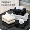 Caixa de Lenços Creme Sala de Estar Caixa de Papel Luxo Leve Mesa de Centro Enfeites Criativos Caixa de Papel Algodão Doce Guardanapos Domésticos