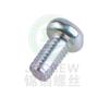 Tornillo de Cabeza Pan con Ranura Cruzada M3 Acero al Carbono Color Cinc Amigable con el Medio Ambiente 48h Máquina Alambre Equipo Mecánico Tornillo Manual Sujetador