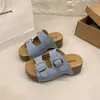 Novas Chinelas Birkenstock de Solado Grosso para Mulheres 2026, Sandálias de Praia de Solado Macio para o Verão, Mesmo Estilo que Xiaohongshu, Modernas e Versáteis