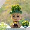 Plantas Suculentas, Cactus, Plantas Pequeñas en Maceta, Cactus Groot, Decoraciones de Escritorio en la Oficina, Plantas Verdes Fáciles de Cultivar para Personas Perezosas