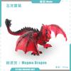Simulação Batalha Ocidental Warcraft Cavaleiro Mítico Decoração Modelo Dragão Chinês Monstro Polvo Demônio de Gelo Boi de Pedra Monstro Pantera Negra