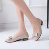 Sandalias Zapatos de Mamá primavera y verano Zapatos de Frijol zapatos de tacón plano para mujer suela suave zapatos de trabajo zapatos de cuña zapatos casuales zapatos de mujer