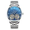 Relógio Masculino Ailang Marca Tourbillon Vazado Conceito Buraco de Minhoca Automático Mecânico Impermeável Tendência Relógio Masculino com Calendário