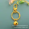 Clip de Hebilla de Puerta con Cubierta de Campana Llavero de Joyería DIY Hebilla Colgante Clip de Anillo de Llave Pintura Metálica Anillo de Anillas para Carpeta de Hojas Sueltas