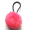Versión coreana de diadema de anillo para el pelo de pompón para niños, banda elástica para el pelo, bola de pelo, imitación de pelo, bola de pelo pequeña, accesorios para el pelo, venta al por mayor de bola de pelo