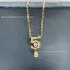 Collar Número 5 Estilo Chanel Versión de Alta Gama V Oro Geométrico Completo Diamante Borla Gruesa Cadena para Clavícula Chapada en Oro de 18 Quilates Joyería Femenina de Lujo Ligero