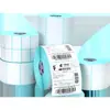 Rollo Grande de Papel Térmico Autoadhesivo a Prueba de Tres (Agua, Aceite, Fricción) Papel para Impresión de Códigos de Barras de Precio para Básculas Digitales de Supermercado Impermeable