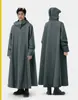 Capa de chuva para bicicletas elétricas, patinetes elétricos e motocicletas, poncho longo de corpo inteiro com proteção solar e à prova d'água para homens, adequado para passeios ao ar livre para adultos