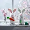 Figura de Conejo de Pascua de Pie de Nuevo Producto Transfronteriza Muñeca Linda Decoración para Fiesta Festiva Decoración del Hogar