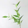 Planta de Simulación 2 Horquillas Eucalipto Rico con Hojas de Fruta Ramas Largas Material de Hoja Elegante Decoración del Hogar Puede ser Arreglo de Plantación de Árboles