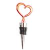 Boda Aleación de Aluminio Corazón Tapón Conservación Vino Tinto de Pegamento de Alta Gama DIY Silicona Sellado Tapón de Vino Embudo de Vino Metal