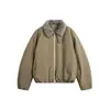 Marca de moda americana para hombre North Boundary 2025 Invierno Nueva Chaqueta Acolchada con Cuello de Piel Sintética Mangas de Cimitarra 90% plumón