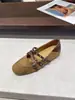 2026 Nuevos Zapatos Mary Jane de Estilo Coreano con Hebilla de Cinturón, Punta Redonda y Tira Cruzada para Mujer, Zapatos Planos de Ballet de Suela Baja
