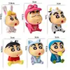 Decoraciones Famosas de Internet para Pastel de Crayon Shin-Chan Adornos Dibujo Animado Niño Fiesta de Cumpleaños Mesa de Postres Insertos Decorativos para Repostería