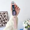 Correa de Reloj Casual de Mezclilla con Combinación de Colores y Lona Spot Star Adecuada para Apple Watch S10 Correa Representativa