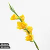 Toque suave flor de gladíolo artificial hidratante toque úmido haste única haste longa flor artificial arranjo de flores de casamento cena de fotografia decoração flor de gladíolo
