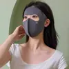Mascarilla de Protección Solar Gu Teng, Cara Completa, Compatible para Beber Agua, Protección del Cuello, Mascarilla Facial, Protección UV, Mascarilla de Seda de Hielo, Mascarilla Facial de Protección Solar
