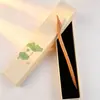 Caja de Regalo para Pasador de Ébano, Pasador de Estilo Chino Tradicional, Accesorio para el Cabello Hanfu, Accesorio de Moda, Adorno para el Cabello, Pasador para Recogido, Sensación de Alta Gama