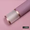 Papel de regalo de flores impermeable con borde dorado al por mayor material para floristería suministros material de papel para envolver ramos de flores secas