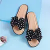 Pantuflas de Verano para Mujer Nuevas Pantuflas con Lazo para Interiores y Exteriores Pantuflas Domésticas para el Hogar Pantuflas Lindas para el Hogar