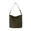 Bolsa simples de trama retrô para mulheres, nova moda 2026, bolsa transversal versátil, bolsa balde para ombro ou axila para o dia a dia