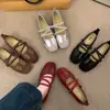 Novedad Otoño 2026 Zapatos Planos Mary Jane Estilo Francés con Banda Elástica Slip-On Bailarinas Versátiles Suela Suave Zapatos para Mujer