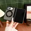 Aplicável à Capa de Celular Mate com Sensação de Pele Duo para iPhone com Suporte Magnético Rotativo Cobertura Total Dobrável Anti-queda Protetora para Apple