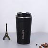 Fornecimento de forro sem costura café garrafa térmica copo americano boca grande copo térmico comércio exterior Car Cup laser LOGO publicidade Copa