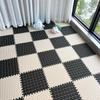 Tapete de Chão Patchwork com Listras de Espuma Tapete de Quarto Tapete de Escalada Sala de Estar 2024 Novo Estilo Tapete de Chão Tapete de Piso para Quarto