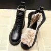 Botas de nieve para mujer, colección otoño/invierno 2026, engrosadas y forradas de felpa, versátiles, de suela gruesa, cálidas, de algodón