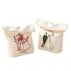 Nuevas bolsas de lona personalizadas para bodas, bolsas de algodón y lino para dulces de boda, bolsas de regalo festivas, bolsas de almacenamiento convenientes al por mayor