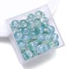 Cuentas redondas de 10 mm bañadas en color proteína, de color sólido, para pulsera de cuentas hecha a mano, accesorios para cadena de teléfono móvil, cuentas sueltas