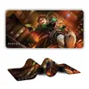 Tapete de Mouse Grande Estilo Anime Popular, Bordas Costuradas de Precisão, Base de Borracha Antiderrapante para Mesa, Personalizável com Seu Próprio Design