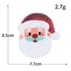 Serie Navideña Bordado de Lentejuelas de Colores Bordado por Computadora Papá Noel Muñeco de Nieve Árbol de Navidad Parche de Tela Bordada Exportación