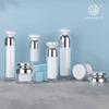 Fabricante 100ml Frasco de loção de acrílico Conjunto de frasco de creme Frasco de loção de essência de emulsão de água Material de embalagem de produto para cuidados com a pele