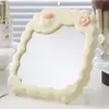 Espelho de Maquiagem Desenho Animado Fofo, Espelho de Penteadeira de Ovelha Fofo Montado na Parede, Espelho Dobrável de Mesa, Espelho de Beleza Princesa para Estudantes